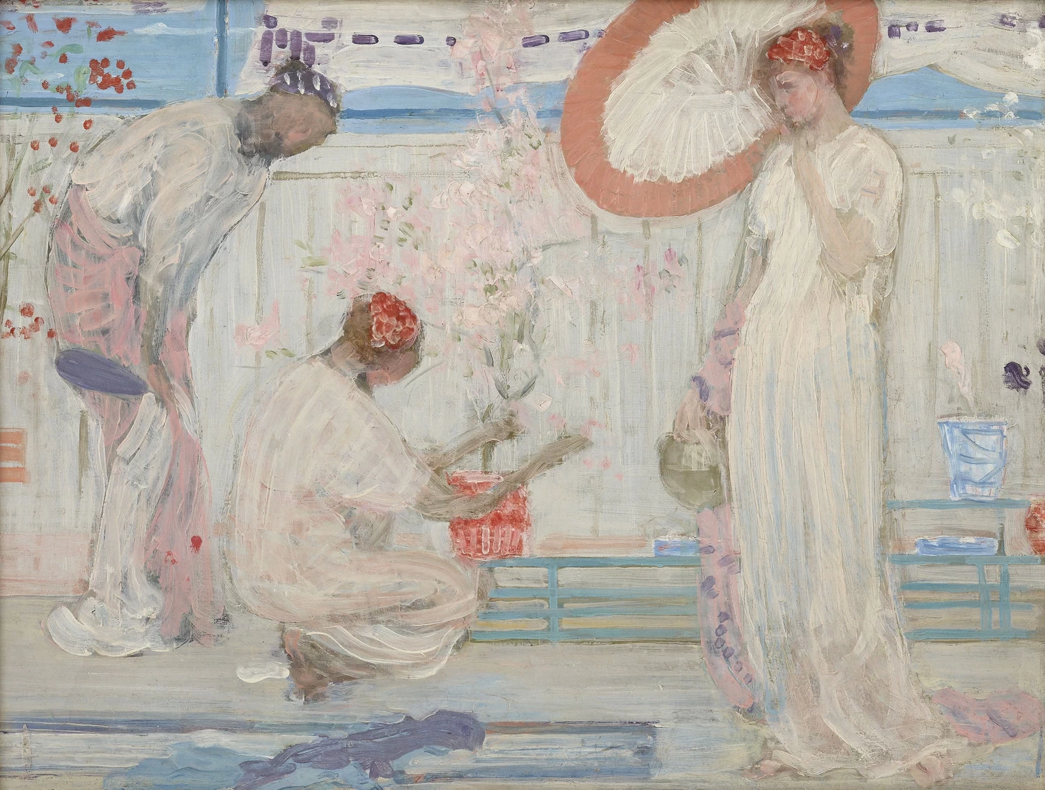 Ames McNeill Whistler - Sinfonia Bianca, Tre Ragazze, Freer Gallery of Art, Washington, DC